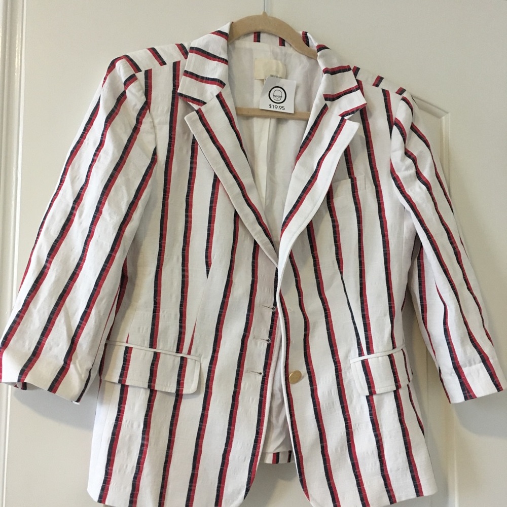 Band of Outsiders striped cotton blazer